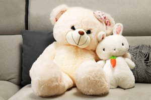 toys, teddy bear, family